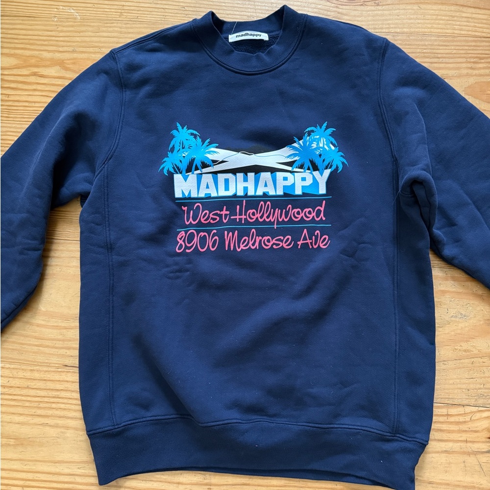 NWOT Madhappy West Hollywood Midweight Crewneck